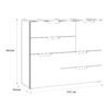SIENNA Abstract Cabinet in White High Gloss - Image 11