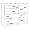 SIENNA Abstract Cabinet in White High Gloss - Image 12