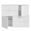 SIENNA Abstract Cabinet in White High Gloss - Image 4