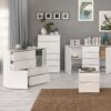SIENNA Abstract Cabinet in White High Gloss - Image 9