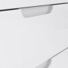 SIENNA Cabinet with 2 Drawers & 2 Doors in White High Gloss - Image 5