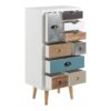 THAIS Multi Coloured Chest of Drawers - Image 4