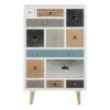 THAIS White Shabby Chic Multi Coloured 11 Drawers Chest - Image 2
