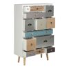 THAIS White Shabby Chic Multi Coloured 11 Drawers Chest - Image 4