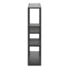 SEAFORD Black Metal Wall Shelf with 3 Additional Black Shelves - Image 3