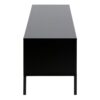 SEAFORD TV Unit with 2 Doors & 1 Drawer in Black & Oak - Image 3