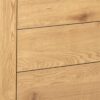 SEAFORD 1 Door 3 Drawers Small Sideboard in Black & Oak - Image 6