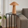 SEAFORD Black Metal Side Table  with Black Top - Image 7