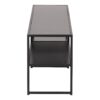 SEAFORD Black Metal Open TV Unit with 3 Black Shelves - Image 3
