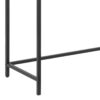 SEAFORD Black Metal Console Table with Oak Top - Image 4