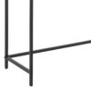 SEAFORD Black Metal Console Table with Black Top - Image 4