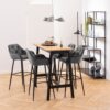 SEAFORD Black Metal Large Asymmetrical Bookcase with 5 Black Shelves - Image 7