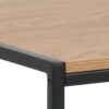 SEAFORD Office Desk in Black & Oak - Image 4