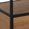 SEAFORD TV Unit with 2 Drawers in Black & Oak - Image 6