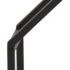 SEAFORD Octagonal Metal Wall Shelf in Black & Oak - Image 3
