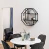 SEAFORD Octanogal Metal Wall Shelf in Black - Image 8
