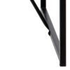 SEAFORD Black Metal Bar Table with Black Ash Top - Image 10