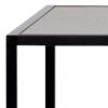 SEAFORD Black Metal Bar Table with Black Ash Top - Image 7