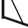 SEAFORD Black Metal Bar Table with Black Ash Top - Image 9