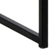 SEAFORD Black Metal Bar Table with Oak Top - Image 3
