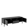 SEAFORD 2 Doors 1 Drawer TV Unit in Ash Black - Image 4