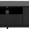 SEAFORD 2 Doors 1 Drawer TV Unit in Ash Black - Image 6