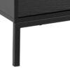 SEAFORD 2 Doors 1 Drawer TV Unit in Ash Black - Image 5