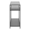 SEAFORD Console Table with 2 Shelves in Black - Image 3
