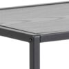 SEAFORD Console Table with 2 Shelves in Black - Image 4