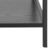 SEAFORD Console Table with 2 Shelves in Black - Image 6