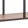 SEAFORD Bookcase with 5 Shelves in Black & Oak - Image 7
