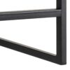 SEAFORD Black Metal Coat Rack with Oak Top - Image 4