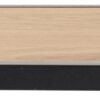 SEAFORD Black Metal Coat Rack with Oak Top - Image 6