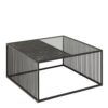 STRINGTON Square Coffee Table in Black