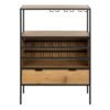 SEAFORD Cabinet in Black & Oak - Image 2