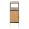 SEAFORD Cabinet in Black & Oak - Image 3
