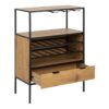 SEAFORD Cabinet in Black & Oak - Image 4