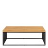 STRINGTON Coffee Table with Oak Top and Black Frame - Image 2