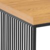 STRINGTON Coffee Table with Oak Top and Black Frame - Image 4