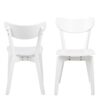 ROXBY Set 0f 2 Dining Chairs in White - Image 2