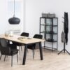 SEAFORD 2 Glass Door Display Cabinet in Black - Image 9