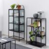 SEAFORD 2 Glass Door Display Cabinet in Black - Image 8