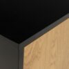 SEAFORD Sideboard with 2 Doors & 3 Drawers in Black & Oak - Image 8