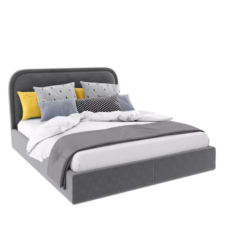 grey modern bed by prime furniture the best online furniture stores in the uk