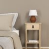 BARCELONA Bedside Table with 1 Drawer in Jackson Hickory Oak - Image 11