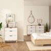 IKAST Chest of 3 Drawers in Jackson Hickory & White - Image 11