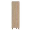 IKAST Wardrobe 3 Doors 2 Drawers & Mirror in Jackson Hickory & White - Image 4