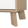 IKAST Sideboard 2 Doors 3 Drawers in Jackson Hickory & White - Image 7