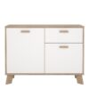 IKAST Sideboard 2 Doors 1 Drawer in Jackson Hickory & White - Image 2