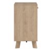 IKAST Sideboard 2 Doors 1 Drawer in Jackson Hickory & White - Image 4